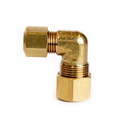Atc ATC 3/8 in. Compression X 1/4 in. D Compression Brass 90 Degree Elbow 6JC121010711013